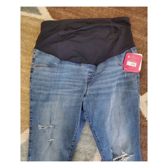 Isabel Maternity by Ingrid & Isabel Blue Skinny Jeans - Picture 8 of 14